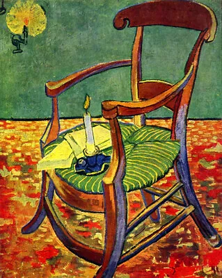 Gauguin's Chair By Vincent Van Gogh Oil Painting Giclee Printed On Canvas L2396 • $9.99