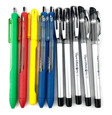 Papermate InkJoy Gel Rollerball Pens - 0.5/0.7mm/X1 Pro F - Assorted - 10 Pack • £5.99