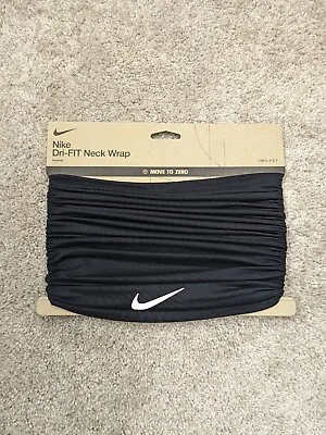 £18.80 • Buy Nike Running Dri-Fit Neck Wrap 2.0 Bandana Gaiter Warm Mask Reflective Black NWT
