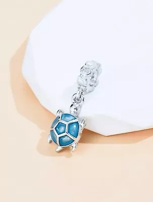 Charm  For Bracelets - Turtle Aqua Colour • £3.99