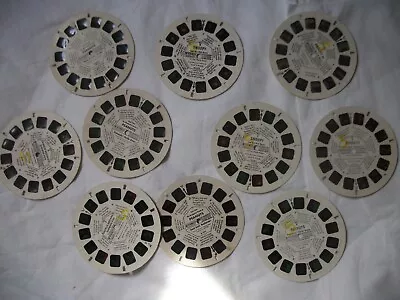 Vtg. View Master Reels Lg. Lot Of 10 Peanuts Snoopy Mixed Lot Charle Brown • $4.99