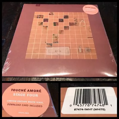 TOUCHE AMORE Stage Four LP Palm Dreams 7  Vinyl SEALED-La Dispute Tigers Jaw • $65