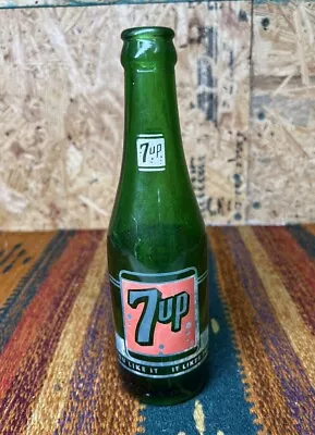 Vintage 7 Up Soda Bottle Rock Hill South Carolina “You Like It It Likes You” • $19.99