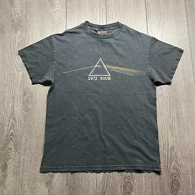Vintage Pink Floyd 2004 Dark Side Of The Moon Tour T-shirt Medium M Black Faded • $14.50