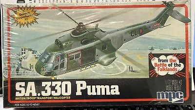 Mpc 1/72 SA.330 Puma British Transport Helicopter Box Sealed • $14