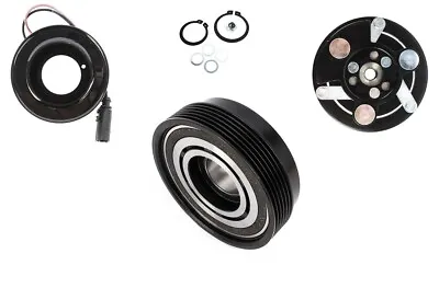 Ac Compressor Clutch Kit Coil Pulley Fits: 1997 - 2007 Volkswagen Golf 4cyl 2.0l • $44.99