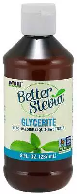 NOW Foods Glycerite Better Stevia Liquid Food Sweetener 8 Oz Liquid 05/24EXP • $18.95