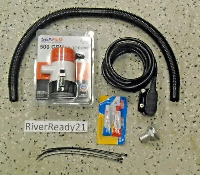 Universal Yamaha 701 Super Jet Wave Blaster 500 Gph Bilge Pump Kit Sj Superjet • $154.95