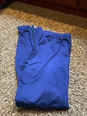 Vintage Polo Sport Pants Joggers Size Large Blue Zip Up Bottoms  • $59.99