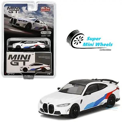 Mini GT 1:64 BMW M4 M-Performance (G82) Alpine White #346 • $11.99