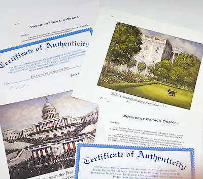 $1.99 • Buy 2012 And 2013 Commemorative Presidential Print Inauguration Day And Rose Garden