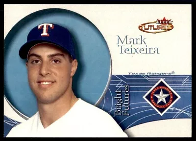 2001 Fleer Futures Rookie Mark Teixeira Rookie 0517/2499 Texas Rangers #226 • $9.95