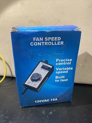 IPower Variable Speed Controller Electric Motor Rheostat Inline Fan HVAC Control • $19