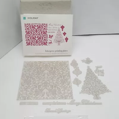 Lifestyle Crafts QuicKutz Holiday Letterpress Printing Plates - Pre-owned • $13.99