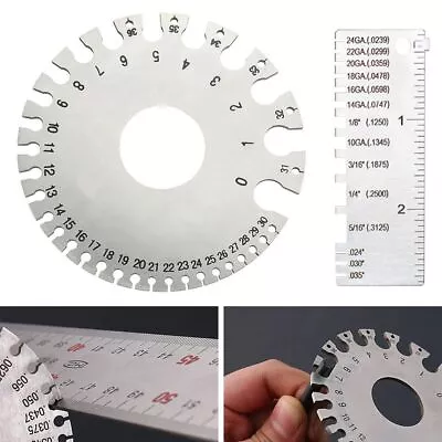 Ruler Thickness Measuring Gauge 0.3125 -0.007  Scale Round Diameter Gage • £9.78