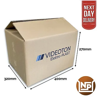 Pack Of 10 Medium Extra Strong Removal Boxes Double Wall 15.5  X 13  X 11” • £15.65