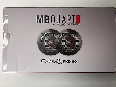 MB Quart FKB116 Formula Car Speakers (Black Pair) – 6.5 Inch Coaxial Speakers • $24.99