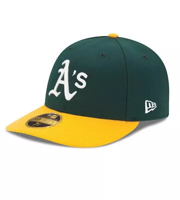 Oakland Athletics New Era Home LOW PROFILE Authentic On-Field 59FIFTY Fitted Hat • $37.79