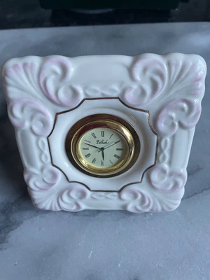 £30 • Buy Belleek Georgian Shell Square Clock