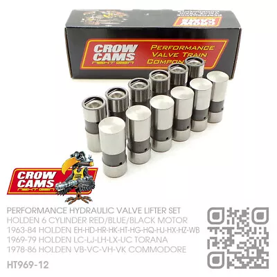 Crow Cams Valve Lifters 6 Cyl 161-173-186-202 [holden Hk-ht-hg-hq-hj-hx-hz-wb] • $156.20