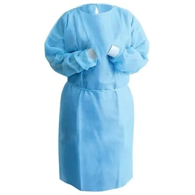 1 Ct Level 2 Isolation Medical Gown Non-Sterile Reusable L Blue • $6.99