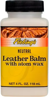 Fiebing's Leather Balm With Atom Wax - NEUTRAL 4 Oz.  • $12.99