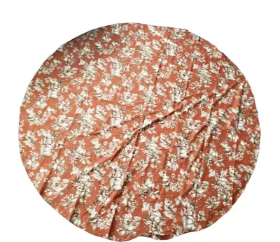 Zina Vasi 90in Round Tablecloth - Fall Pumpkin Autumn Thanksgiving • $19.95