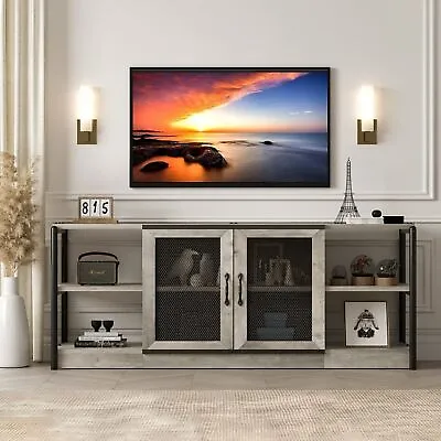 TV Stand For 65 70 Inch TV With Storage Media Console Table Entertainment Center • $139.95