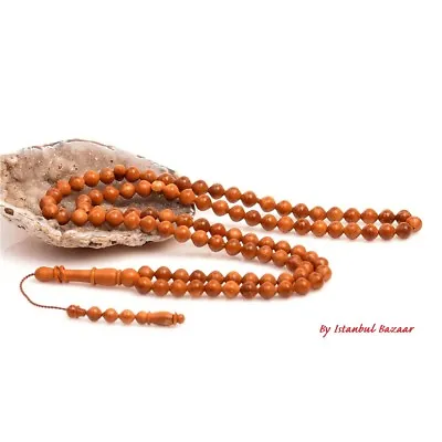 Genuine Kuka Coca Tree Islamic Prayer 99 Beads Tasbih Misbaha Tasbeh Masbaha 8mm • $29.99