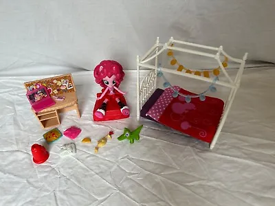 My Little Pony Equestria Girls Minis Slumber Party Pinkie Pie Bedroom Set • £15