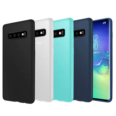 For Samsung Galaxy S10 Plus/S10/S10e Case Shockproof Silicone Soft TPU Cover • $7.99