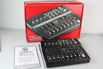 Harbinger L1202FX 12-Channel Mixer With Effects - LvL Series  - No Power Supply • $60