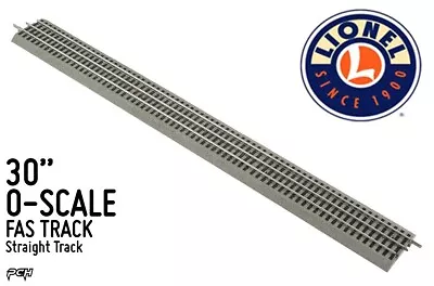 LIONEL 30  O-SCALE FAS TRACK Straight Train Track LNL612042 • $20.99