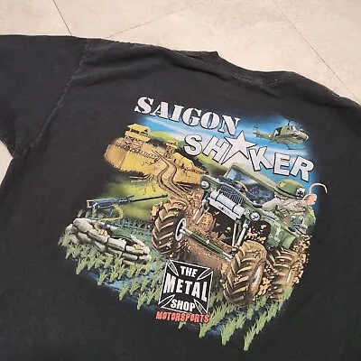 Saigon Shaker Monster Jam Mens 2XL The Metal Shop Monster Truck Promo T Shirt • $48.27