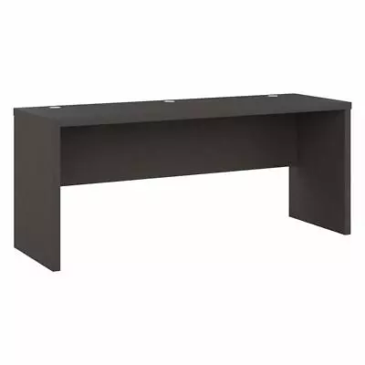 Echo 72W Computer Desk In Charcoal Maple - Engineered Wood • $321.99