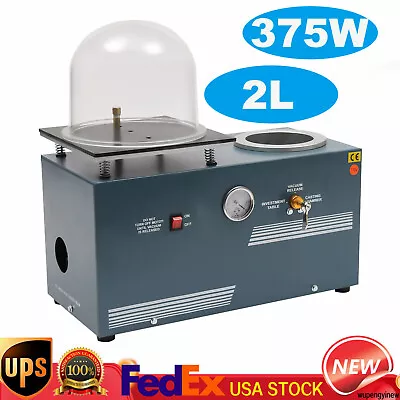 2L Vacuum Investing Casting Investment Machine For Jewelry Lost Wax Cast 110V • $629