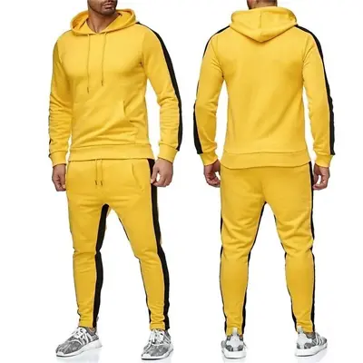  Tracksuit Suit Men's Set Fleece Jacket Pants Jogging Track And Full Men’s  • $35.99