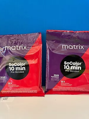 Matrix Socolor 10 Min Pre-Bonded Permanent Color & 20V Cream 0.7oz Each Choose • $10.75