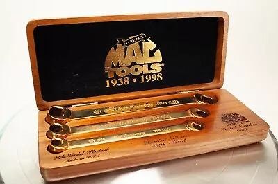 Mac Tools 24 Karat Gold Plated Limited Edition Wrench Set 24K • $99