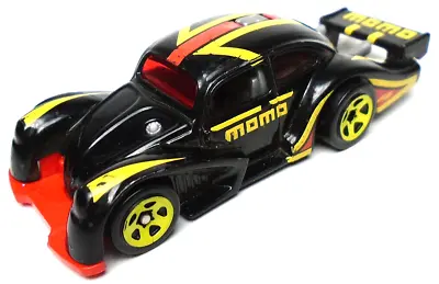 2016 Hot Wheels Volkswagen KÄfer Racer Momo Black 1:64 Diecast 3 1/8  Race Car • $10.99