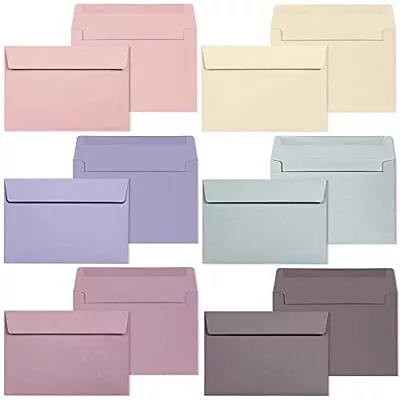 A4 Envelopes 48-Pack Colored Envelopes 4x6 Envelopes For Invitations Pastel C... • $16.26