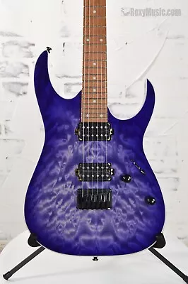 Ibanez RG421QM Electric Guitar - Cerulean Blue Burst • $399.99