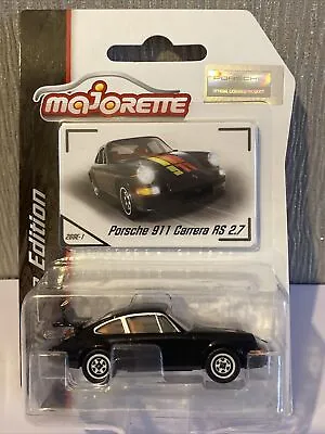 Majorette Porsche 911 Carrera RS Model Car Scale 1:64 NEW FREE POSTAGE • £9.99