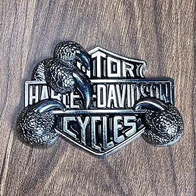 Harley Davidson 3D Bear Claw Emblem Metal Chrome Sticker Decal Tag Auto Bike HD • $14.99