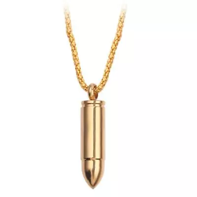 £4.12 • Buy Bullets Pendant Stainless Steel Men's Classic Charm Necklace Creative Unique