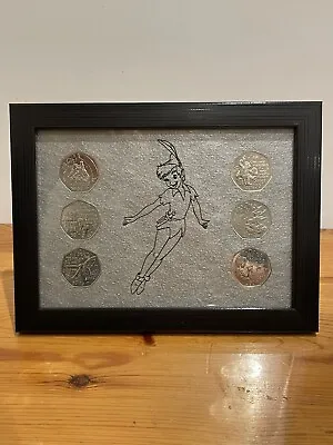 50p Coin Display Frame For Peter Pan Collection  For Your Full Set 2019 2020 • £12.95