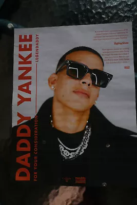 DADDY YANKEE Grammy Consideration 2022 Billboard Music Mag.PROMO Poster Ad-Rare! • $7.99