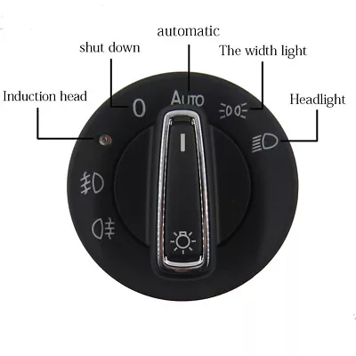 5ND941431E Light Sensitive Headlight Fog Lamp Switch For VW Passat B6 Golf MK5 • $21.13