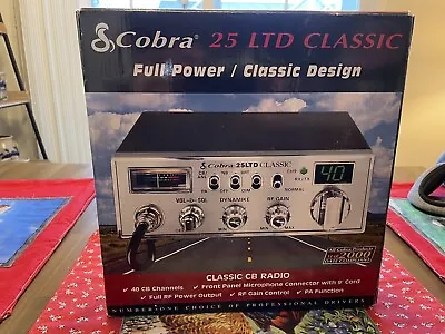 Cobra 25LTDCLASSIC 40 Channel CB Radio Open Box Beautiful “TESTED!!!” Must See!! • $59.99