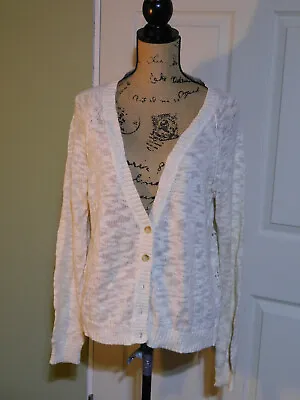 Mossimo Supply Co. Womens Cream Color Cardigan Size XL.  New With Tags • $10.25